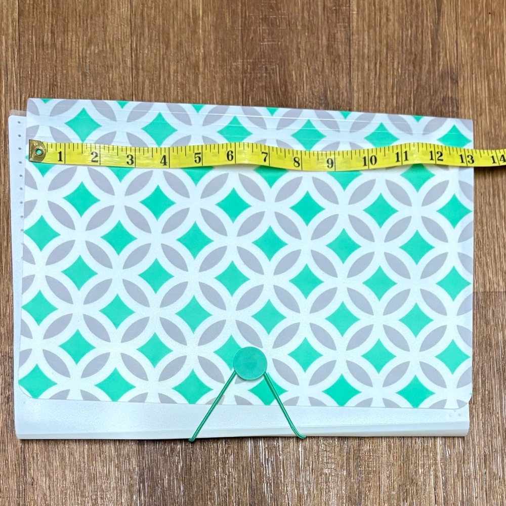 Geometric Patterned Document Organizer - Picture 2 of 6
